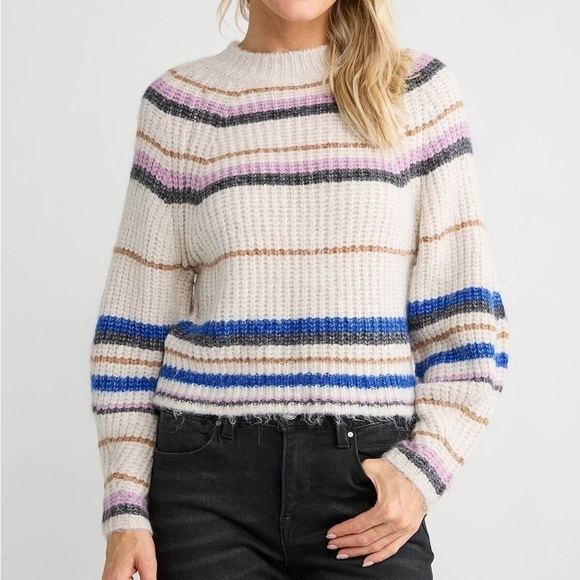 Z Supply Desmond Stripe Sweater- - Picture 5 of 16